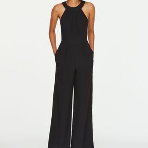 NWT! LOFT Sleeveless Black Halter Jumpsuit / W's 4